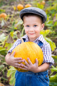 EQ Boy and pumpkin
