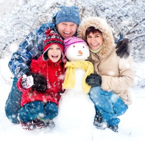EQ Family in snow